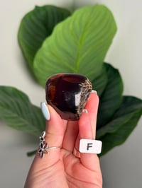 Image 6 of CHOOSE YOUR OWN HALF POLISHED BLUE SUMATRAN AMBER -INDONESIA- **UV REACTIVE**