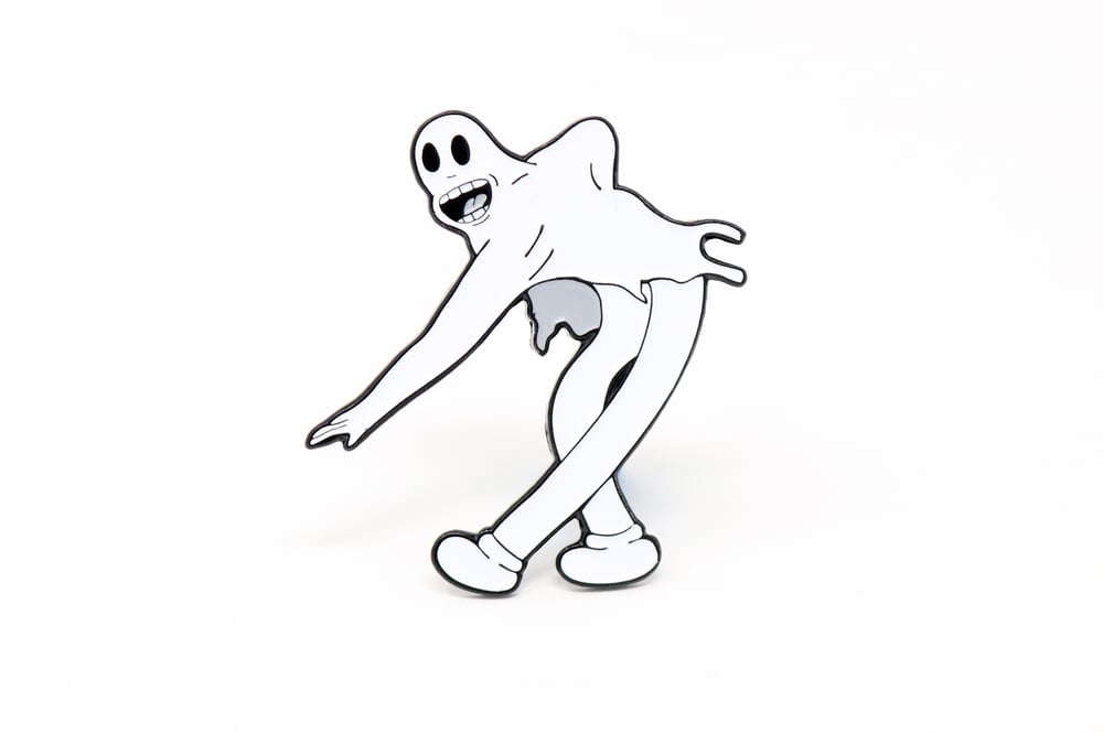Koko the Clown - Dancing Ghost Enamel Pin