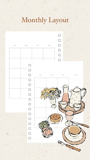 Image of Undated Panduh Planner