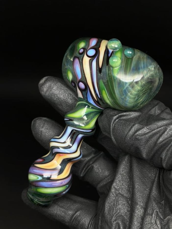 Green Opal Starry Night Image 3