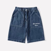 Baggy Fit Denim  Shorts 