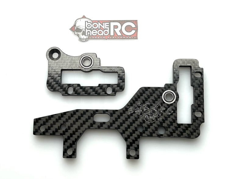 BoneHead RC carbon upgraded outlaw top plate Tranny plate for ALX Taylorrc engines Image 2