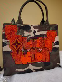 Image 3 of RED CAMO TOTE BAG