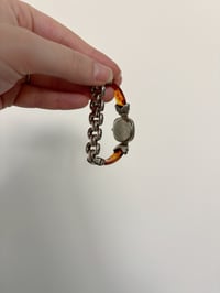Image 2 of Vintage silver acrylic watch 