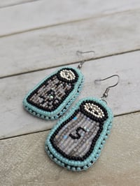 Image 2 of Salt and Pepper earrings 