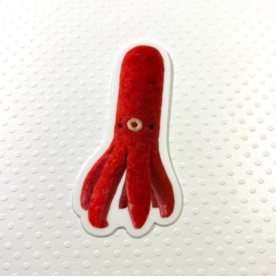 Image of hot dog octopus sticker 