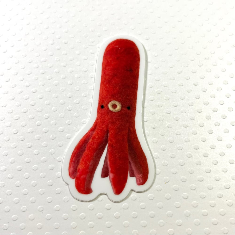 Image of hot dog octopus sticker