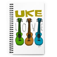 Image 1 of Spiral notebook Uke Love
