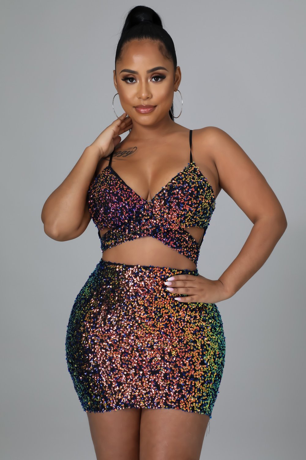 Image of Turn Off The Lights Mini Dress