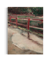 Image 2 of Painting / maleri / "Islands Brygge – Malerdrømme og tankestreger – Pyt #4" / 30x40 cm