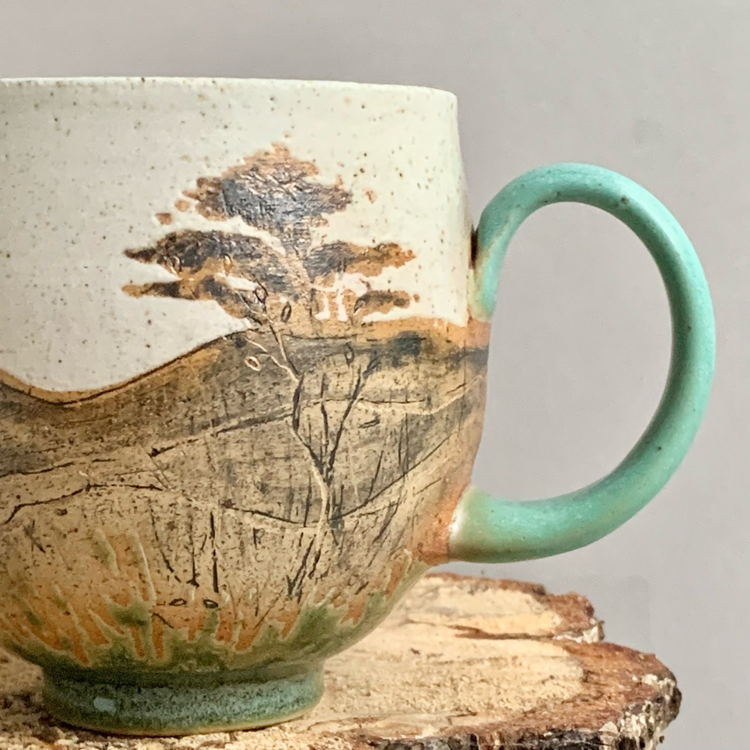 Image of Cup with trees 