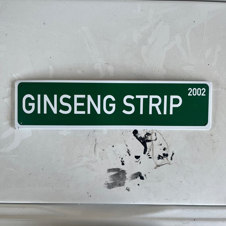 the ginseng strip street sign Image 3
