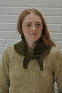Image 2 of Wool Neckerchief - Hand-knit in Ireland 