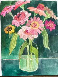 Image 1 of Zinnias No. 2