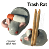 Trash Rat ceramic rest  