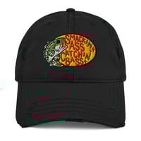 Image 1 of Smack’n Ass Catch’n Bass Distressed Dad Hat