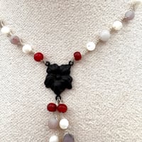 Image 3 of Hibiscus & Bee Necklace