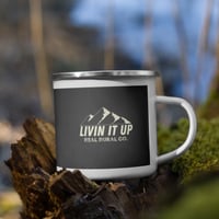LIVIN IT UP Enamel Mug