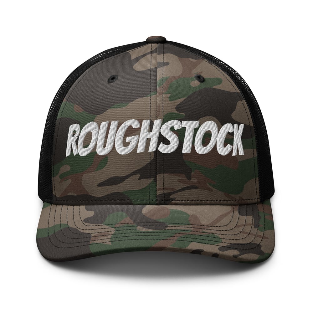 Camouflage trucker hat