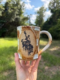 Image 6 of Checkered bronc mug 1