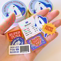 Image 3 of Super Tuna Mini Sticker Pack