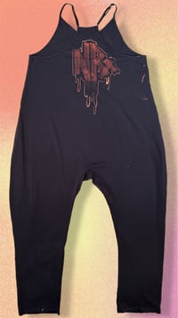 Image 2 of “HUNG UP” BLEACH PAINTED BAGGY JUMPER SIZE MEDIUM