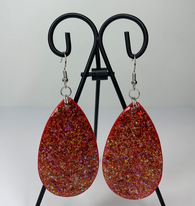 Image of "Ruby Rouge 2" Earrings