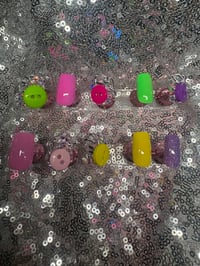Image 3 of  New Colorful button gel press on nails
