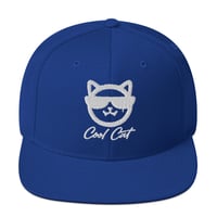 Image 1 of White Cool Cat Snapback