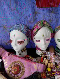 Image 2 of Wire Head Band- sari fabrics