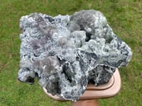 Image 22 of Green and Purple Fluorite with Calcite specimen #445