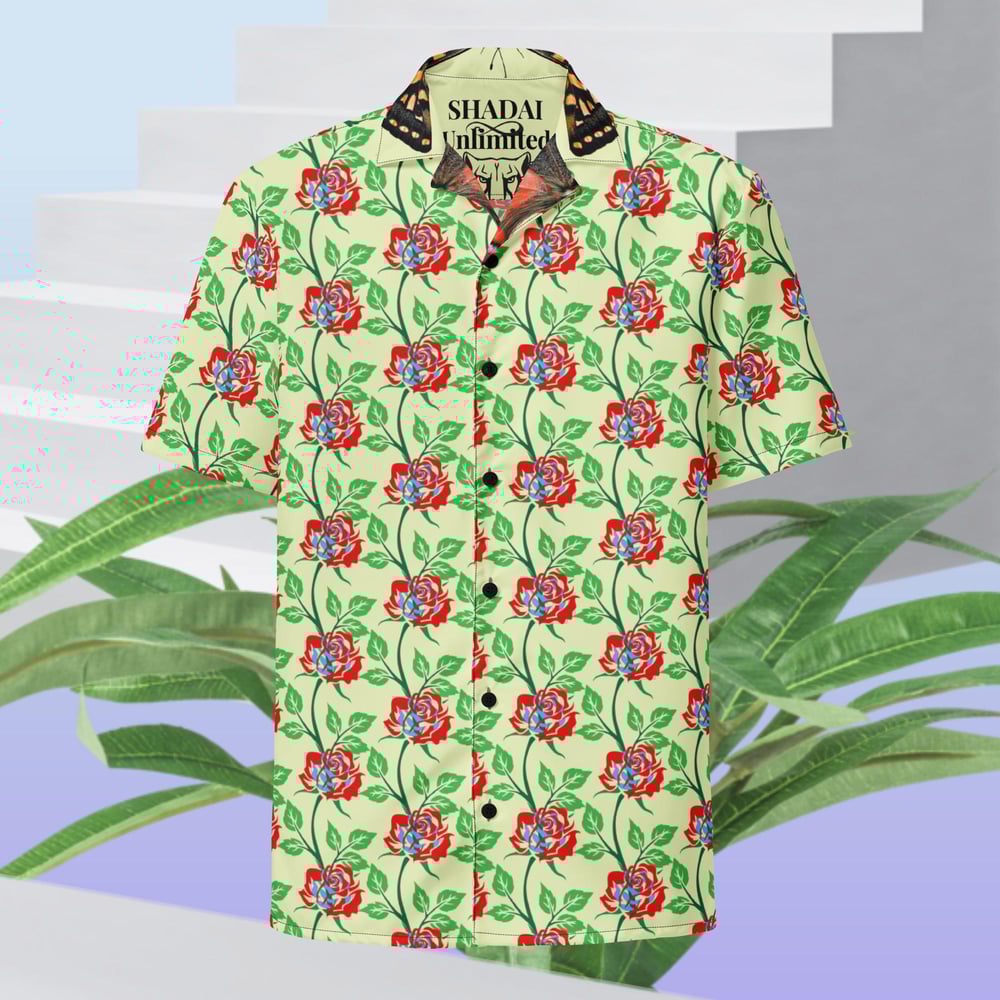 Image of Garden Party Unisex button shirt