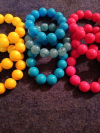 BIG BEADED BRACELETS 