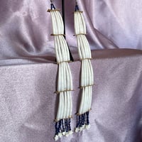 Image 2 of Tiered Dentalium earrings 