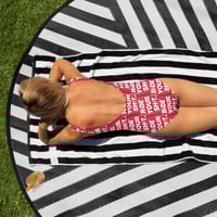 Image 2 of RYS Red n White Bolts One-Piece Swimsuit
