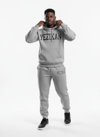 Image 4 of Yezikan Grey Grande Logo Hoddie Sweatsuit 
