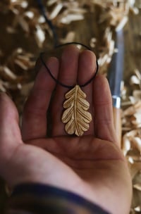 Image 2 of Oak leaf pendant..