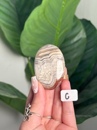 Image 5 of MEXICAN LACE AGATE PALM STONES