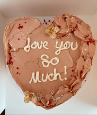 Image 4 of RETRO/LAMBETH CAKES - ROUND OR HEART (VARIOUS SIZES) Please read description carefully!