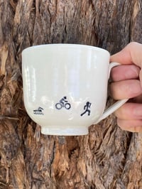 Image 4 of ‘Tri’ debossed Stoneware Mug