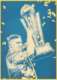 Luke Littler World Champion Print