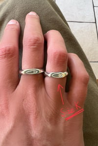 Image 2 of Side Eye Ring - Size K 