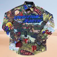 Image 1 of POLO RALPH LAUREN CLASSIC FIT EXPEDITION PRINT WORKSHIRT MENS SIZE MEDIUM FLANNEL AMERICAN WEST NEW