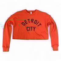 Womens Brick Crop Sweatshirt