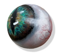 Image 4 of “CAT EYE” AVRYLIC PAINTED WOODEN BALL 