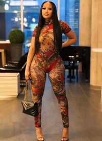Image 1 of Chinatown Mesh Jumpsuit 