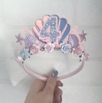 Image 2 of Baby Pink Princess Mermaid Tiara