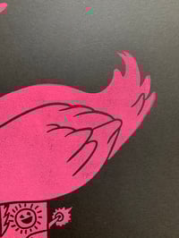 Image 3 of 'Percy Peckin' blockprint