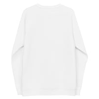Image 2 of Birdflip® white organic raglan sweatshirt