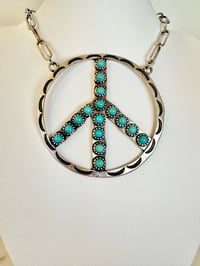 Image 3 of Silver Peace Necklace